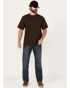 Ariat Men's Rebar M5 Durastretch Dark Wash Low Rise Straight Jeans 10 Ariat Men's Rebar M5 Durastretch Dark Wash Low Rise Straight Jeans -Ariat Store 010J18 N9 P1