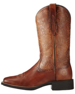 Ariat Women's Rich Brown Round Up Remuda Western Boots - Square Toe 16 Ariat Women's Rich Brown Round Up Remuda Western Boots - Square Toe -Ariat Store 031B57 7010 P2