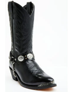 Laredo Men's Concho Harness Western Boots - Medium Toe -Ariat Store 038369 89 P1