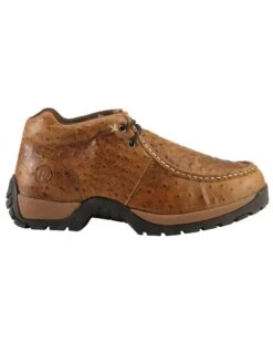 Roper Men's Ostrich Print Rugged Sole Shoes -Ariat Store 038825 41 RT