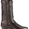 Abilene Black Cherry Polished Cowhide Boots - Medium Toe -Ariat Store 038A51 87 RT