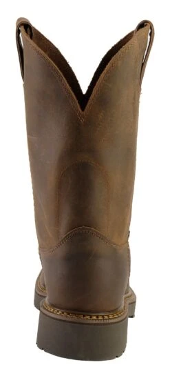 Justin Men's J-Max Balusters Electrical Hazard Pull-On Work Boots - Soft Toe -Ariat Store 050F07 47 BK