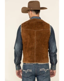 Scully Boar Suede Leather Vest -Ariat Store 082863 41 P6