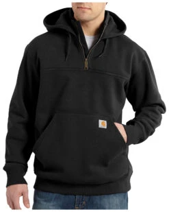 Carhartt Men's Rain Defender Paxton Hooded Zip Mock Work Sweatshirt