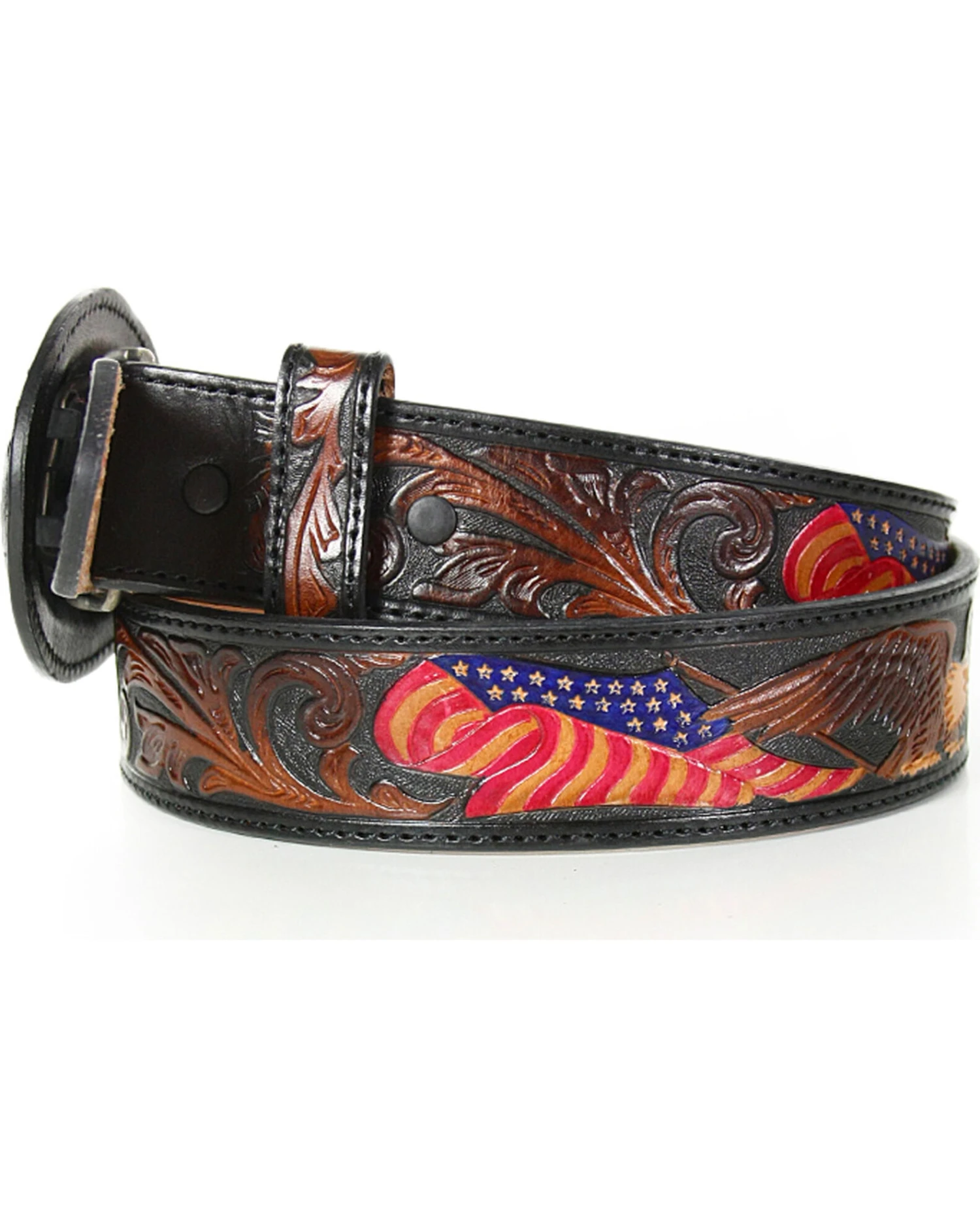 Tony Lama Men's American Heritage Eagle Belt 6 Tony Lama Men's American Heritage Eagle Belt - Image 4