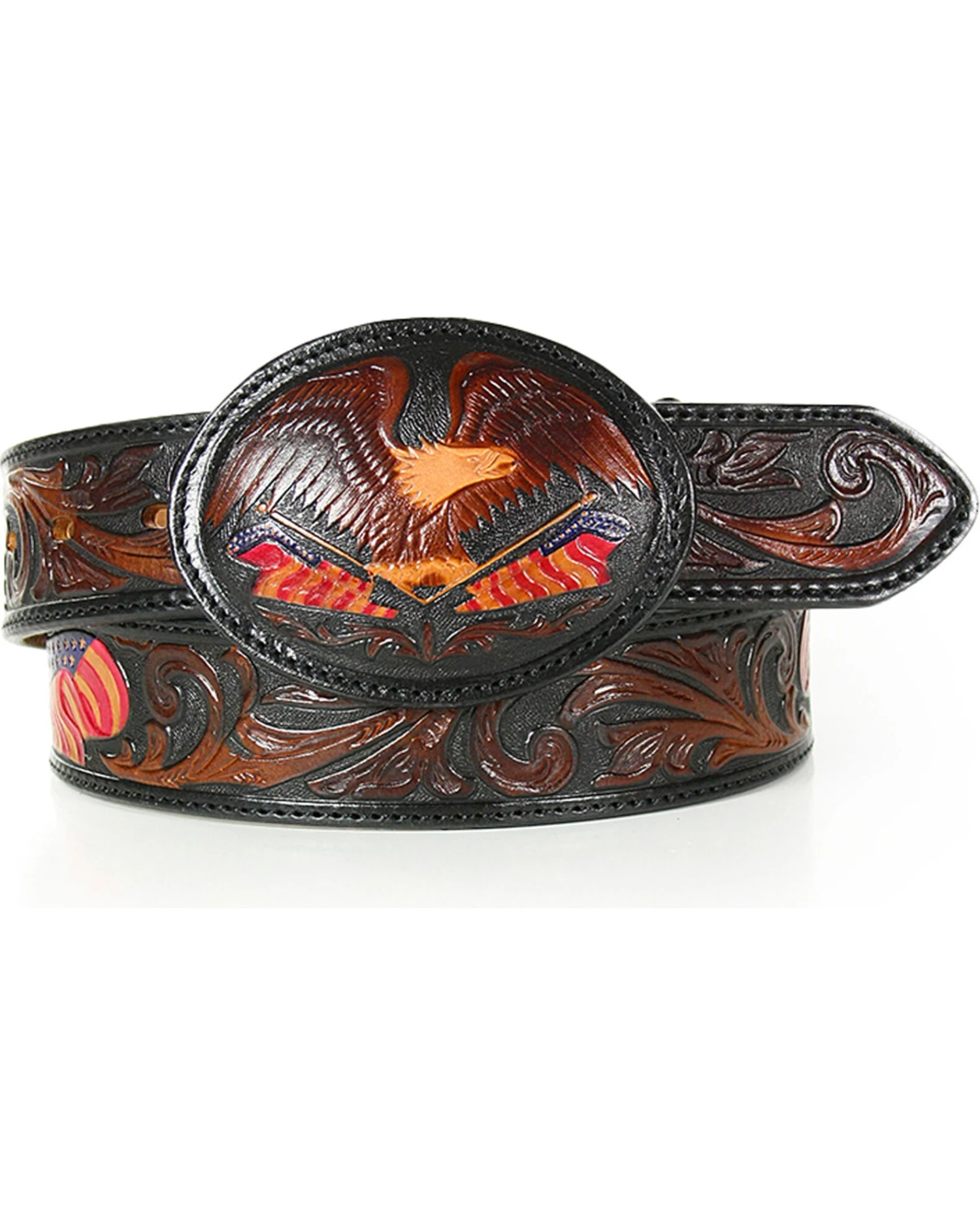 Tony Lama Men's American Heritage Eagle Belt 4 Tony Lama Men's American Heritage Eagle Belt - Image 2