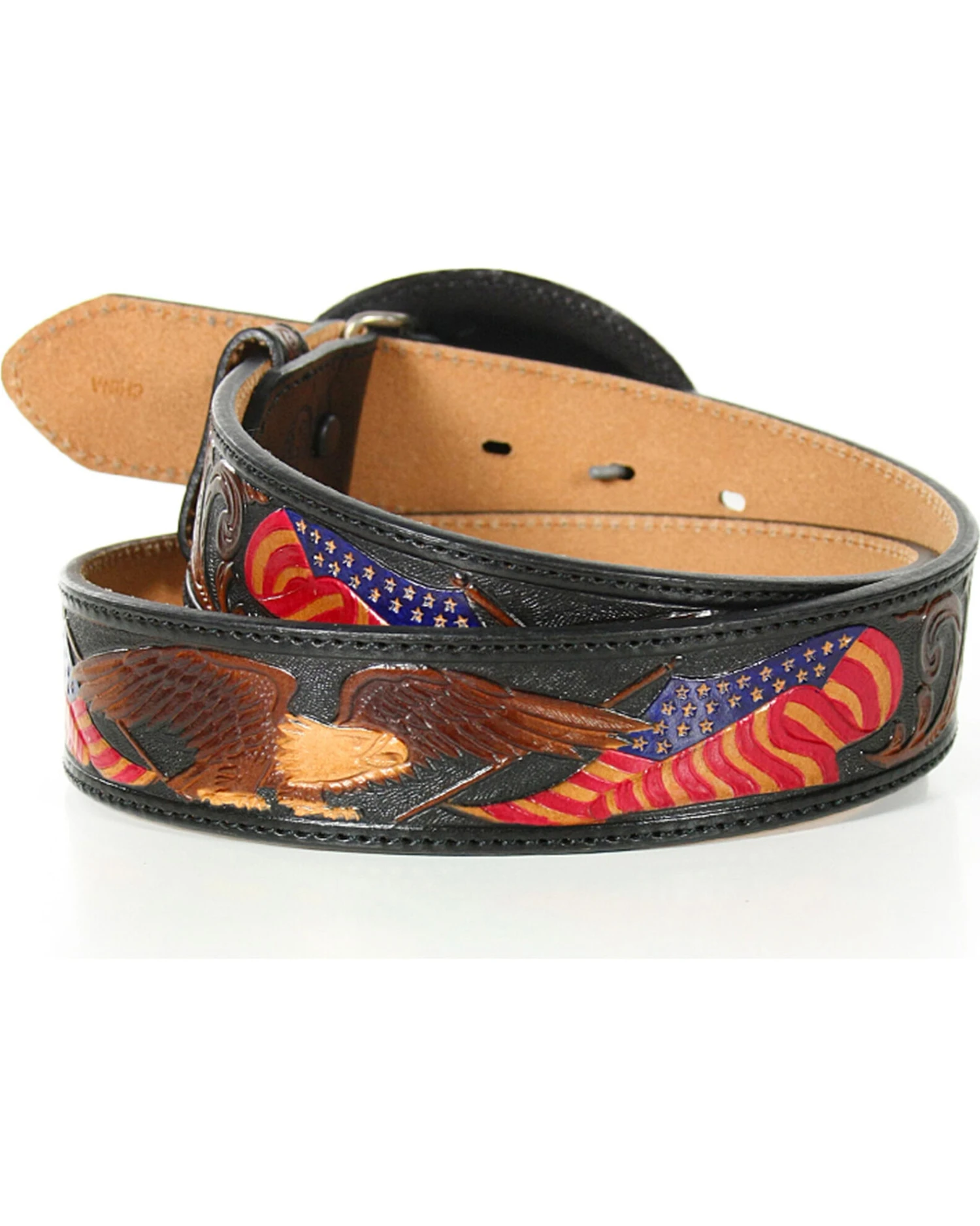 Tony Lama Men's American Heritage Eagle Belt 5 Tony Lama Men's American Heritage Eagle Belt - Image 3