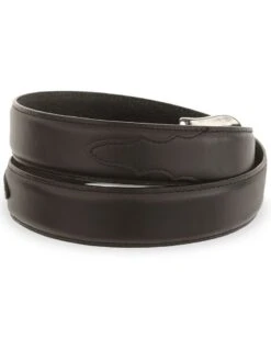 Tony Lama Men's Longhorn Leather Dress Belt - Reg & Big