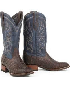 Stetson Men's Caiman Belly Western Boots - Square Toe