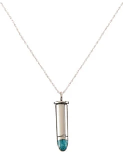 Silver Legends Women's 38 Special Bullet Necklace 18"