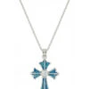 Montana Silversmiths Women's River Of Lights Cross Necklace