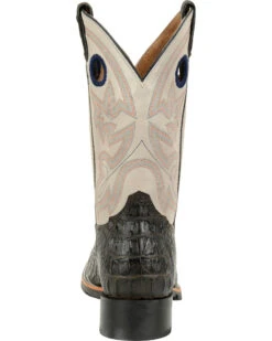 Double H Men's Caiman Print Work Boots - Steel Toe -Ariat Store 2000226092 200 BK