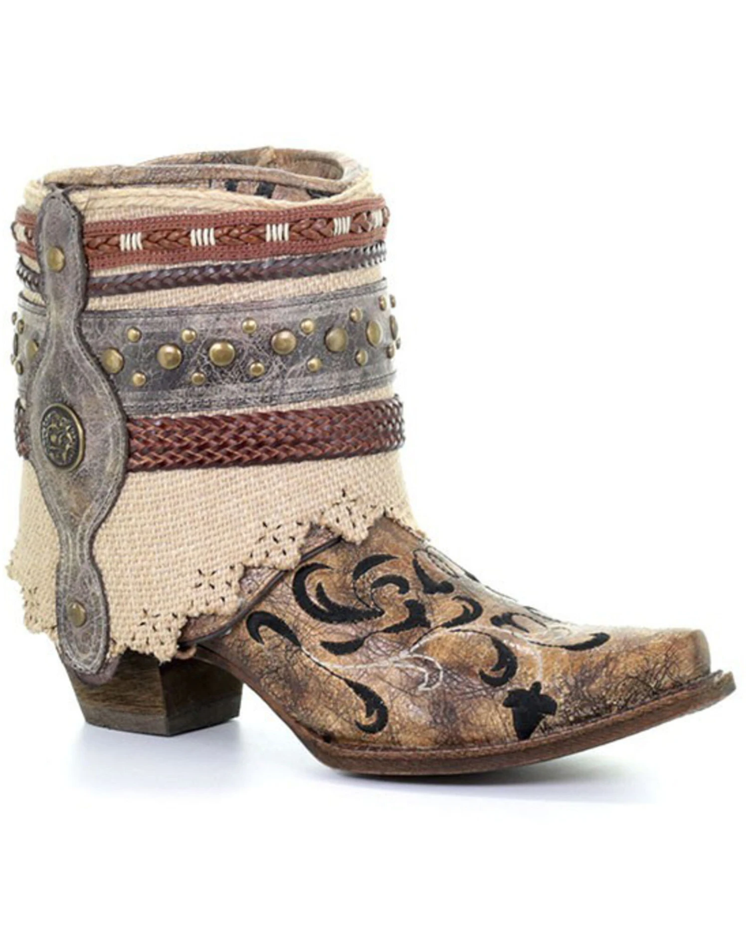 Corral Women's Geraldine Fashion Booties - Snip Toe 7 Corral Women's Geraldine Fashion Booties - Snip Toe - Image 5