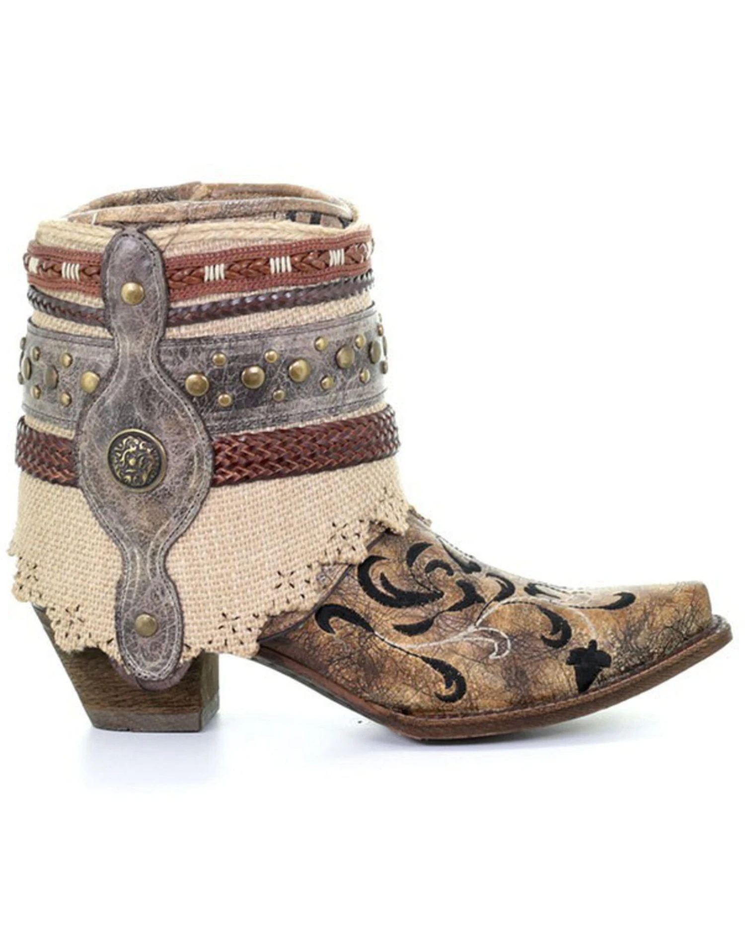 Corral Women's Geraldine Fashion Booties - Snip Toe 4 Corral Women's Geraldine Fashion Booties - Snip Toe - Image 2