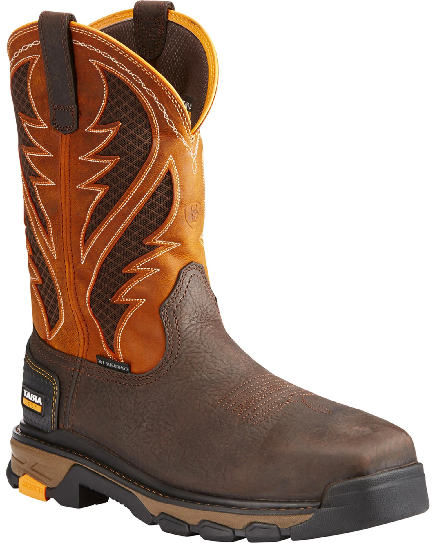 Ariat Men's Intrepid 11" VentTEK Work Boots - Square Toe 6 Ariat Men's Intrepid 11" VentTEK Work Boots - Square Toe - Image 4