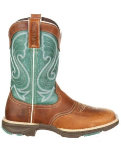 Durango Women's Saddle Western Boots - Broad Square Toe -Ariat Store 2000239900 200 P2