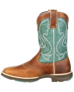 Durango Women's Saddle Western Boots - Broad Square Toe -Ariat Store 2000239900 200 P3