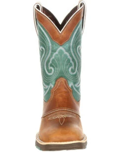 Durango Women's Saddle Western Boots - Broad Square Toe -Ariat Store 2000239900 200 P5