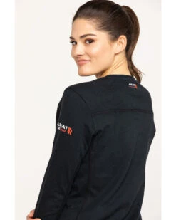 Ariat Women's FR AC Long Sleeve Work Top -Ariat Store 2000269247 001 P5