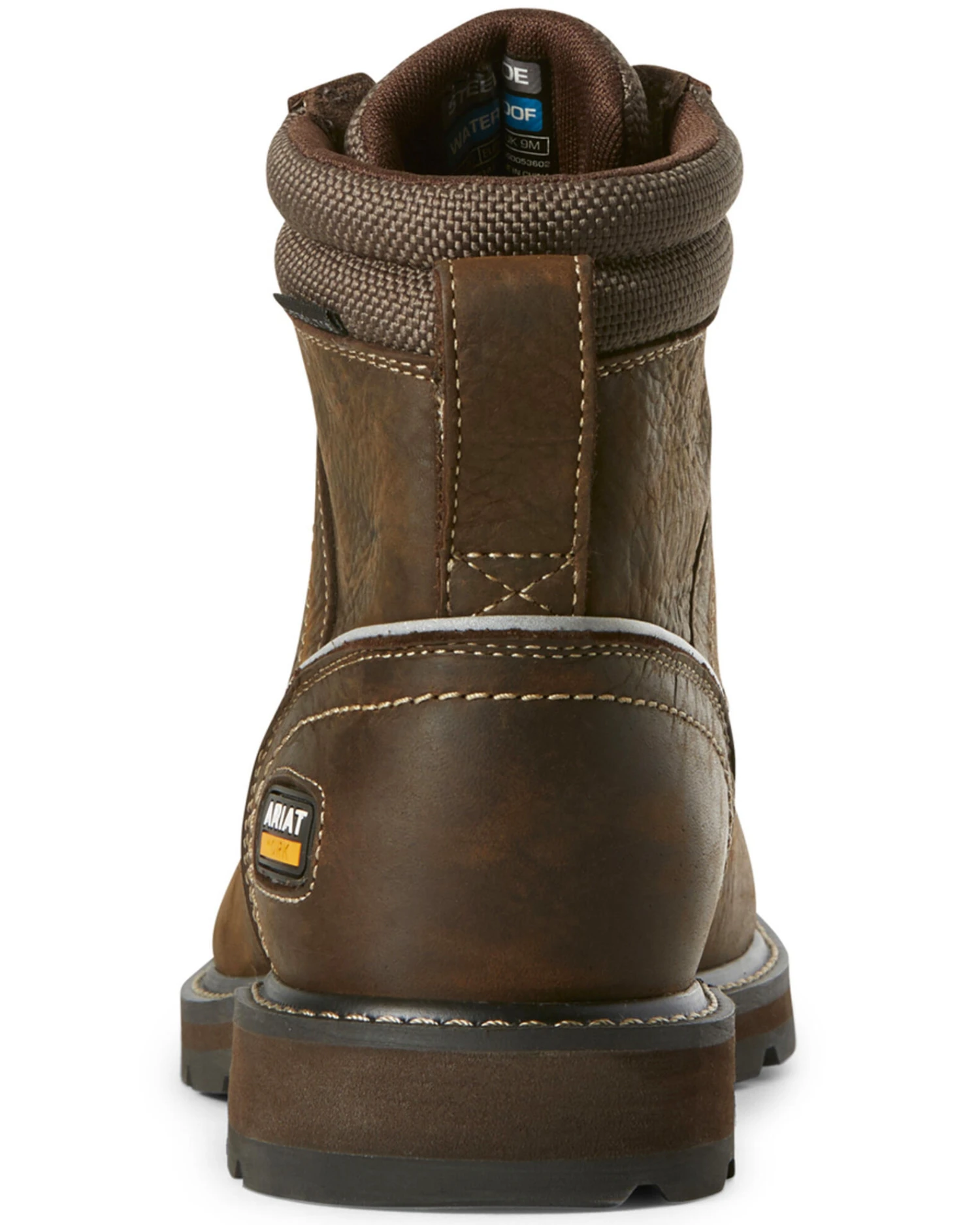 Ariat Men's Groundbreaker Waterproof Work Boots - Steel Toe 6 Ariat Men's Groundbreaker Waterproof Work Boots - Steel Toe - Image 4