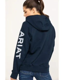 Ariat Women's FR Primo Fleece Logo Hooded Sweatshirt -Ariat Store 2000281180 410 P2