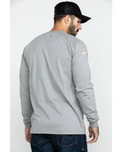 Ariat Men's FR Liberty Logo Long Sleeve Work Shirt - Big -Ariat Store 2000281710 040 P2