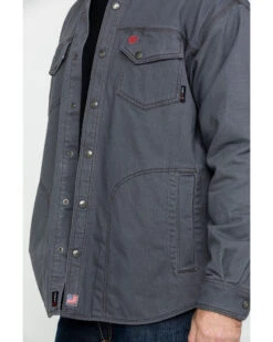 Ariat Men's FR Rig Shirt Work Jacket 13 Ariat Men's FR Rig Shirt Work Jacket -Ariat Store 2000281991 020 P4