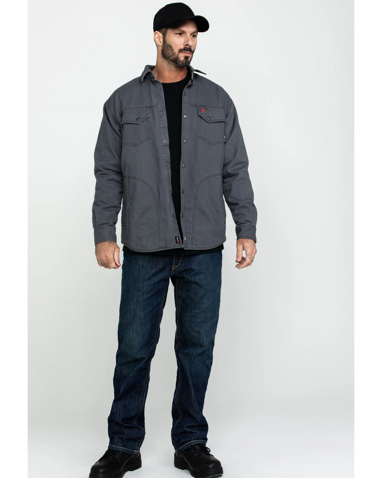 Ariat Men's FR Rig Shirt Work Jacket 5 Ariat Men's FR Rig Shirt Work Jacket - Image 3