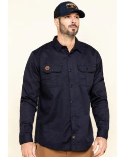 Hawx Men's FR Long Sleeve Woven Work Shirt - Tall