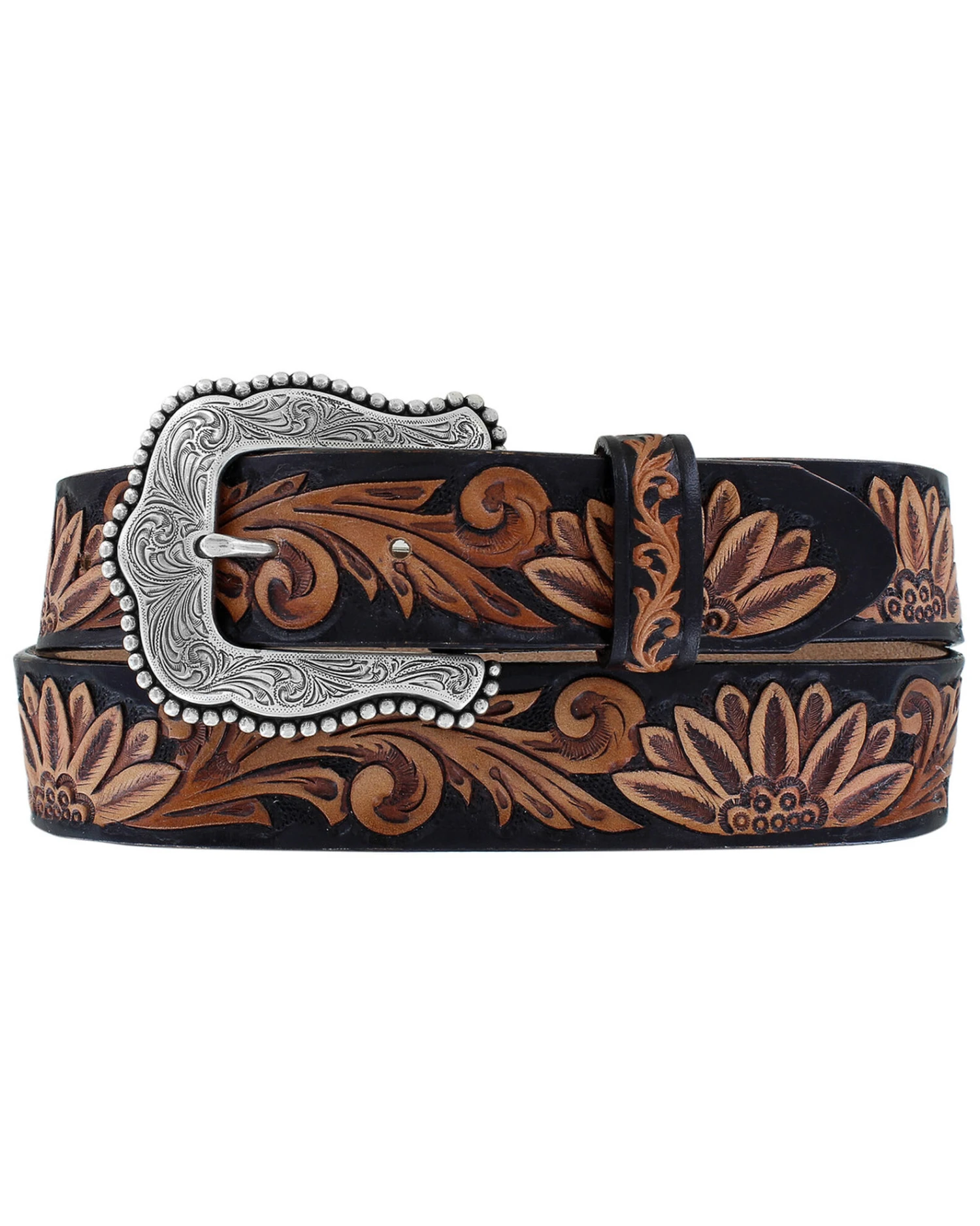 Tony Lama Women's Delheart Daisy Western Belt 3 Tony Lama Women's Delheart Daisy Western Belt