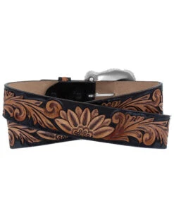 Tony Lama Women's Delheart Daisy Western Belt 7 Tony Lama Women's Delheart Daisy Western Belt -Ariat Store 2000285376 001 P2