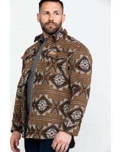 Powder River Outfitters Men's Southwestern Jacquard Shirt Jacket -Ariat Store 2000285560 200 P3