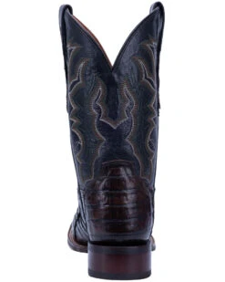 Dan Post Men's Kingsly Caiman Leather Western Boots - Broad Square Toe -Ariat Store 2000286036 200 P4