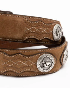 Cody James Men's Hair-On Praying Cowboy Concho Western Belt -Ariat Store 2000291521 200 P4