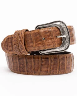Cody James Men's Brown Hornback Caiman Exotic Belt
