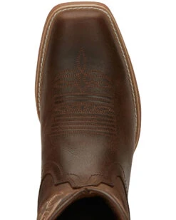 Justin Men's Puncher Brown Western Boots - Broad Square Toe -Ariat Store 2000292192 200 P6