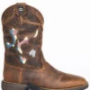 Brothers & Sons Men's Star Exports With Flag Western Performance Boots - Broad Square Toe