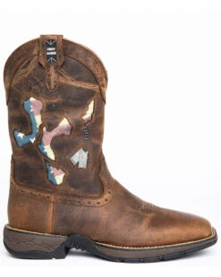 Brothers & Sons Men's Star Exports With Flag Western Performance Boots - Broad Square Toe