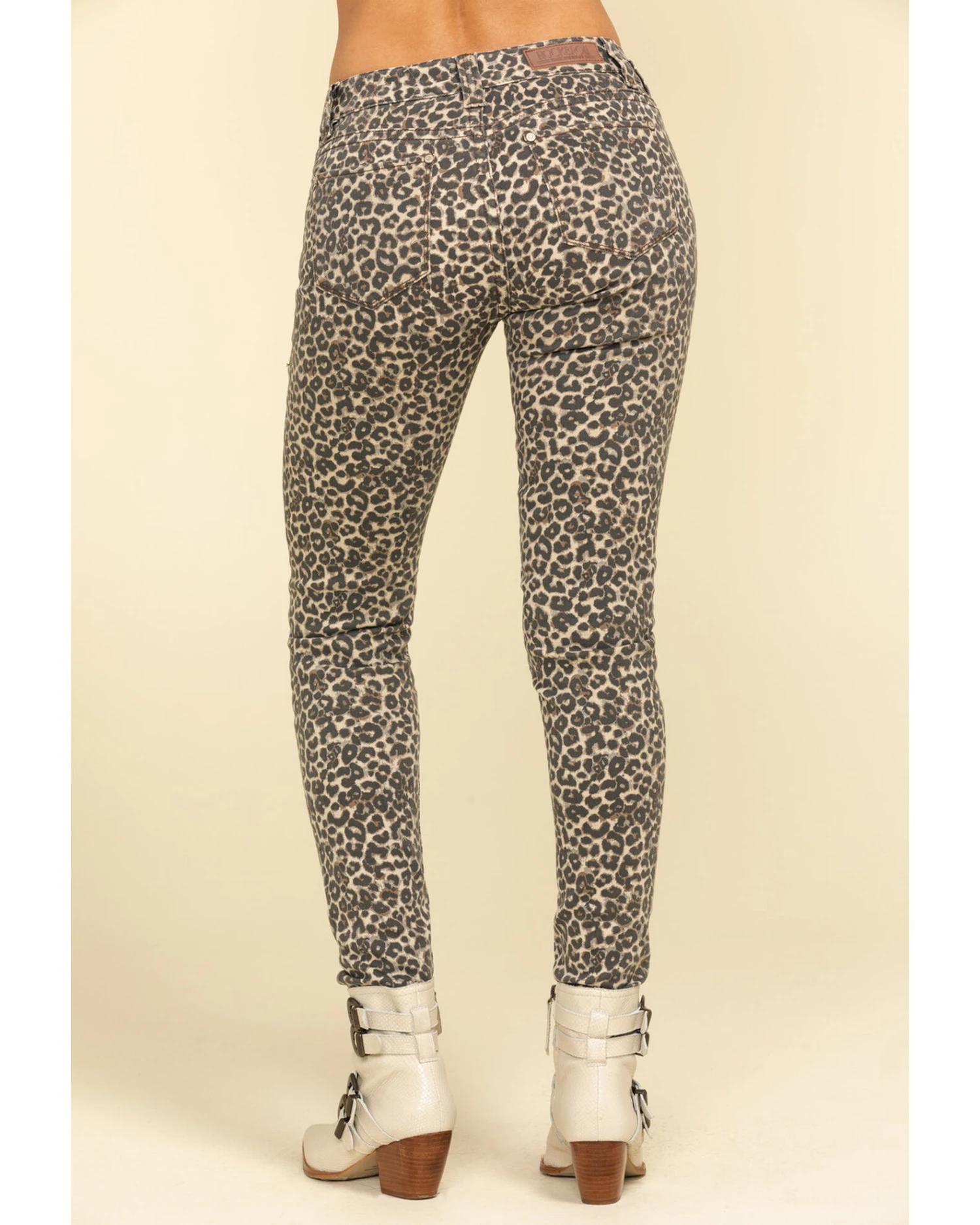 Rock & Roll Denim Women's Leopard Print Skinny Jeans 3 Rock & Roll Denim Women's Leopard Print Skinny Jeans