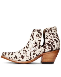 Ariat Women's Dixon Hair-On Cow Print Fashion Booties - Snip Toe -Ariat Store 2000321323 900 P2