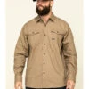 Ariat Men's Khaki Rebar Made Tough Durastretch Long Sleeve Work Shirt - Tall -Ariat Store 2000322123 250 P1