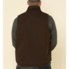 Carhartt Men's Dark Brown Washed Duck Sherpa Lined Mock Neck Work Vest -Ariat Store 2000323098 201 P5