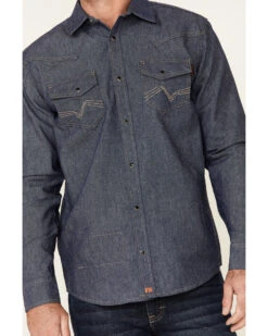 Cody James Men's FR Denim Long Sleeve Work Shirt 9 Cody James Men's FR Denim Long Sleeve Work Shirt -Ariat Store 2000325702 402 P3
