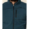 Powder River Outfitters Men's Teal Waffle Melange Knit Zip-Front Jacket 1 Powder River Outfitters Men's Teal Waffle Melange Knit Zip-Front Jacket -Ariat Store 2000325943 442 P4