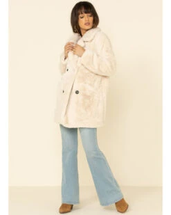 PJ Salvage Women's Stone Message Lined Faux Fur Jacket -Ariat Store 2000328646 026 P2