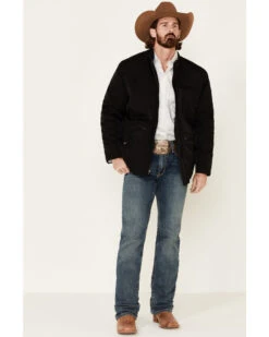 Cripple Creek Men's Black Nylon CC Barn Coat -Ariat Store 2000328844 001 P2