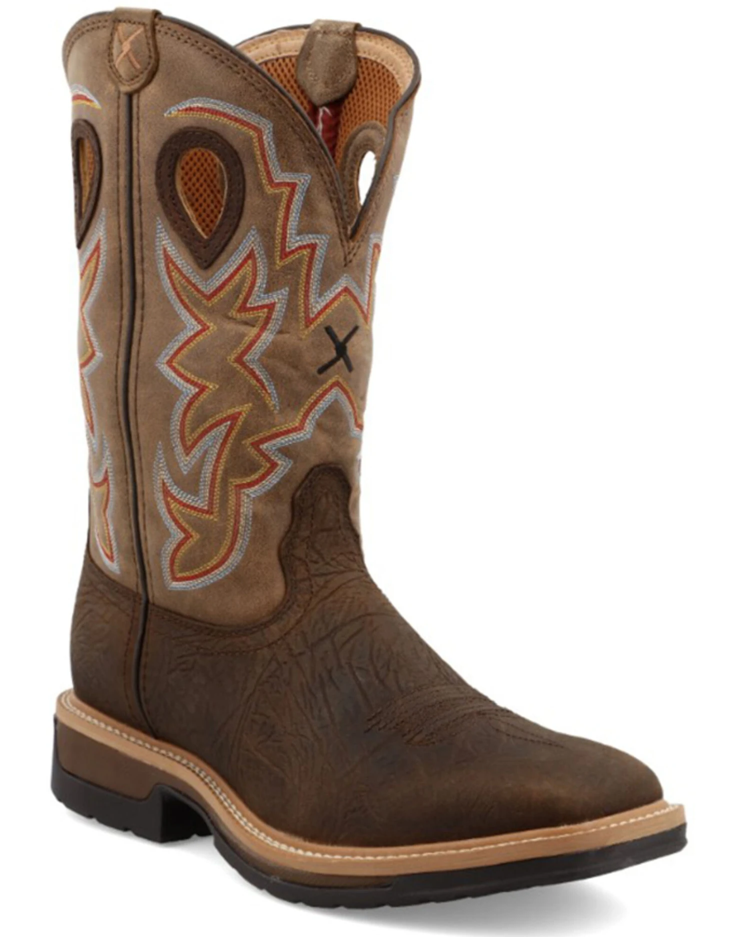 Twisted X Men's Lite Western Work Boots - Broad Square Toe 5 Twisted X Men's Lite Western Work Boots - Broad Square Toe - Image 3