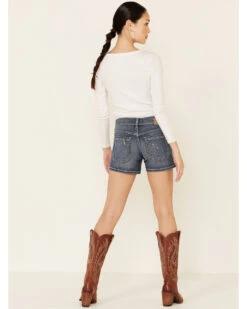 Ariat Women's Mid Rise Boyfriend Shorts -Ariat Store 2000330660 400 P4