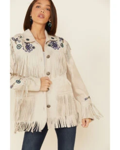 Double D Ranch Women's Tan Dunaway Jacket -Ariat Store 2000330982 280 P1