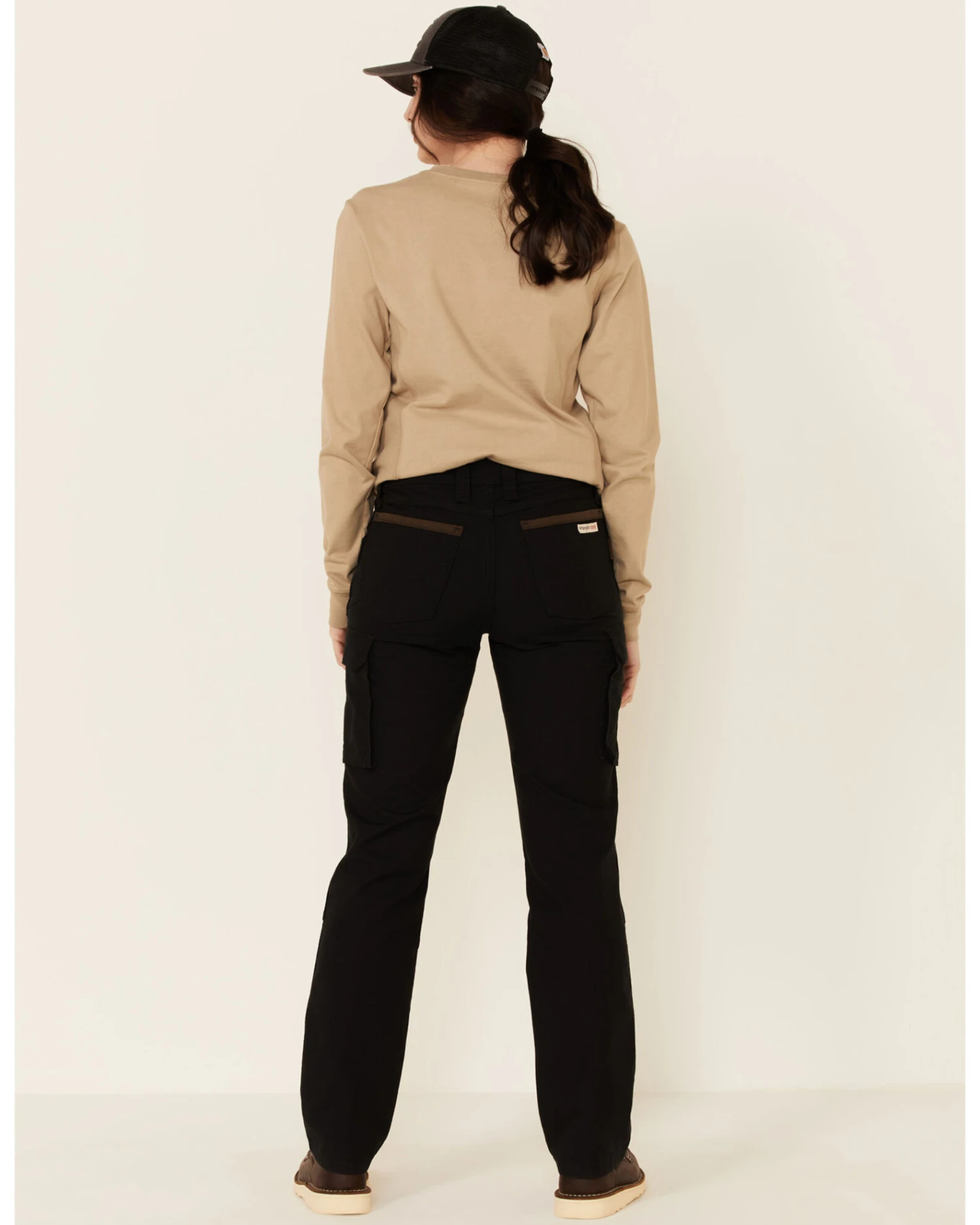 Wrangler Women's Black Ranger Straight Leg Work Pants 4 Wrangler Women's Black Ranger Straight Leg Work Pants - Image 2